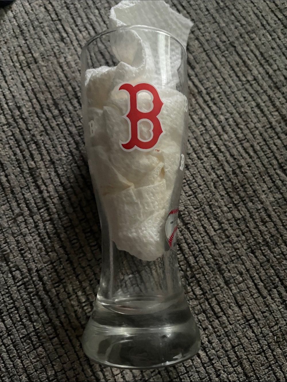 Boston Red Sox Red Logo Pilsner Glass